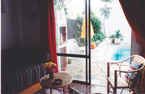 The veranda at Casita do Pintor